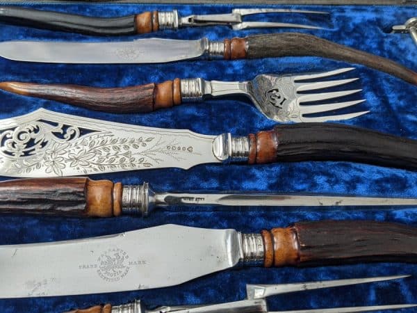 Sheffield cutlery set Antique Knives 9