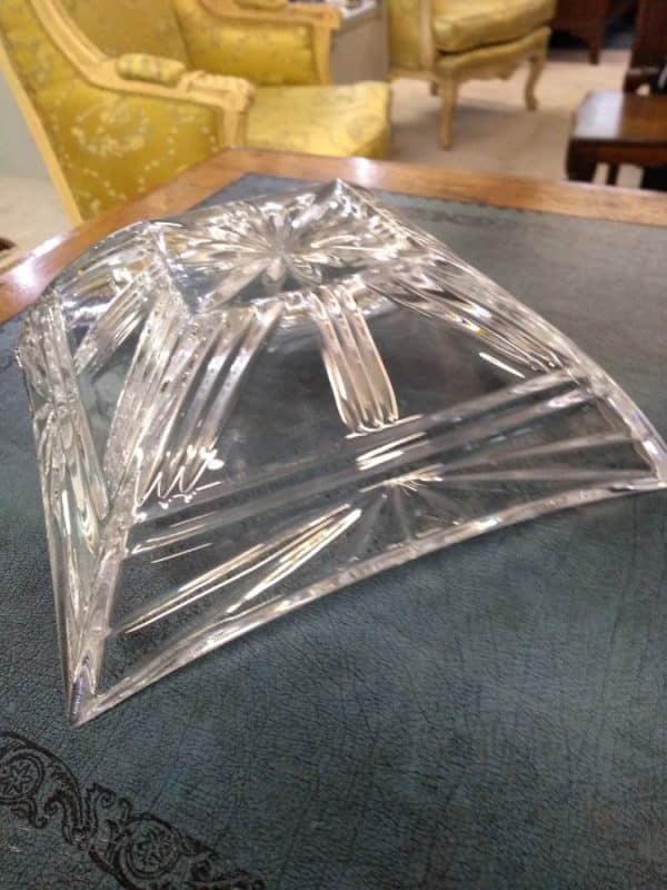 Square Crystal Waterford Bowl - Image 4