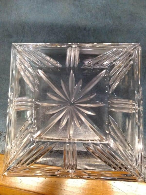 Square Crystal Waterford Bowl - Image 5