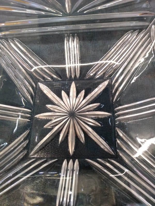 Square Crystal Waterford Bowl - Image 2