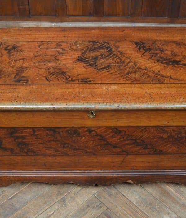 Victorian Pine Blanket Box / Storage Box SAI2870 - Image 6