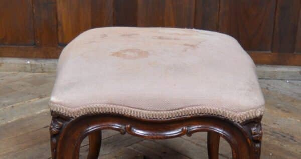 Victorian French Walnut Stool SAI2854 - Image 4