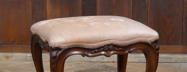 Victorian French Walnut Stool SAI2854 - Image 7
