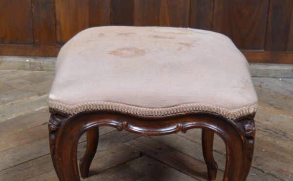 Victorian French Walnut Stool SAI2854 - Image 8