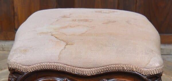 Victorian French Walnut Stool SAI2854 - Image 5