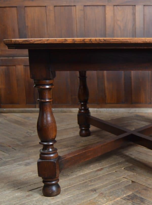 Edwardian Oak Pull-out Table SAI2876 - Image 2