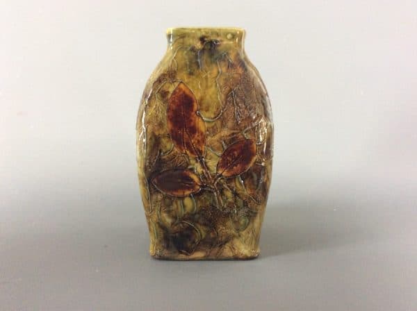 Doulton Natural Foliage Vase by Florrie Jones Doulton Antique Ceramics 3