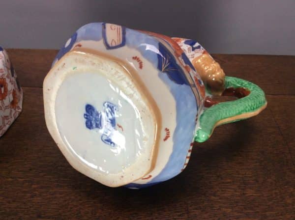 Large Victorian Masons Ironstone Jug & Bowl c1880 ironstone Antique Ceramics 7