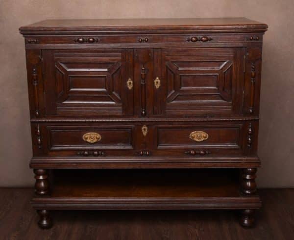19th Century Oak Court Cabinet SAI1469