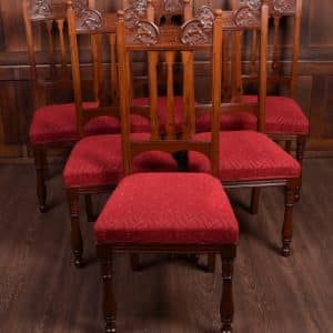 Edwardian Set of 6 High Back Chairs SAI1842 Antique Chairs