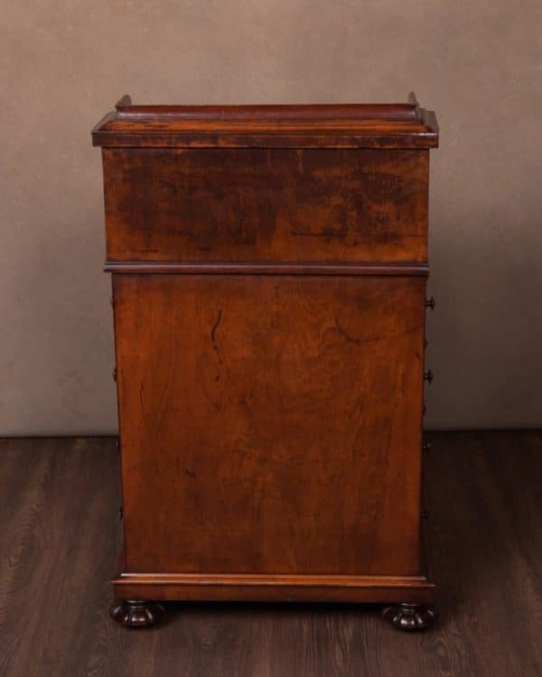 VICTORIAN WALNUT PIANO TOP POP- UP DAVENPORT SAI1537 - Image 8