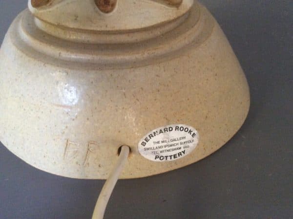 Bernard Rooke Studio Pottery Tall Floor Lamp Bernard Rooke Antique Ceramics 6