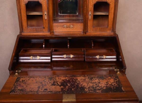 Victorian Rosewood Bonheur Du Jour/Writing Desk SAI1724 - Image 13