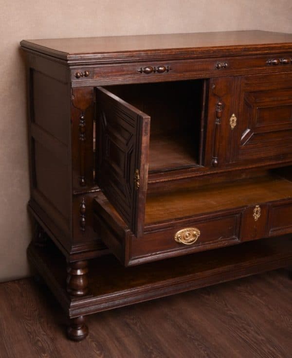 19th Century Oak Court Cabinet SAI1469 - Image 12