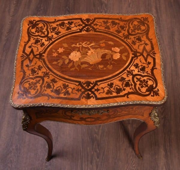 Victorian Satinwood Side Table SAI1868 - Image 4