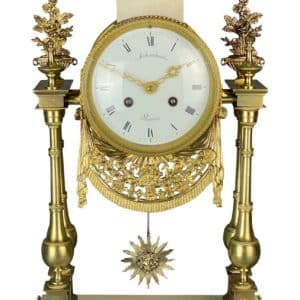 Louis Boname 8 Day French Mantle Clock Antique French Antique Clocks