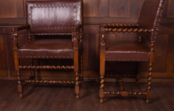 Edwardian Pair of Walnut Armchairs SAI1794 Antique Chairs 8