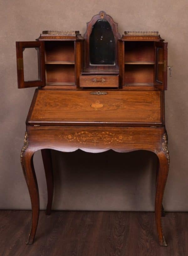 Victorian Rosewood Bonheur Du Jour/Writing Desk SAI1724 - Image 10