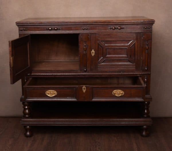 19th Century Oak Court Cabinet SAI1469 - Image 18