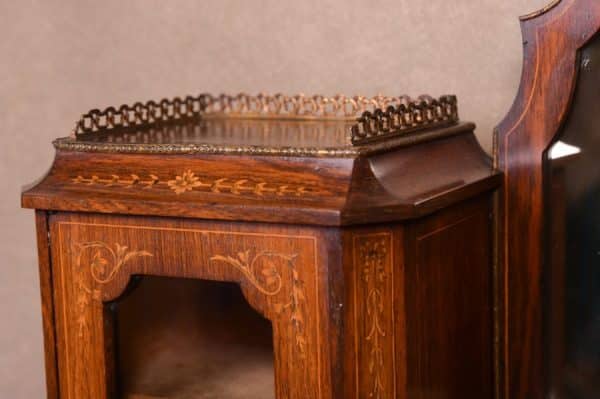 Victorian Rosewood Bonheur Du Jour/Writing Desk SAI1724 - Image 5