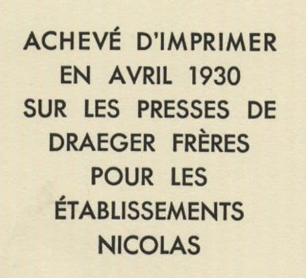 ORIGINAL FRENCH RARE 1930 LITHOGRAPH by PAUL IRIBE for NICOLAS WINE – UN PETIT PEU DE BLANC lithograph Antique Art 4