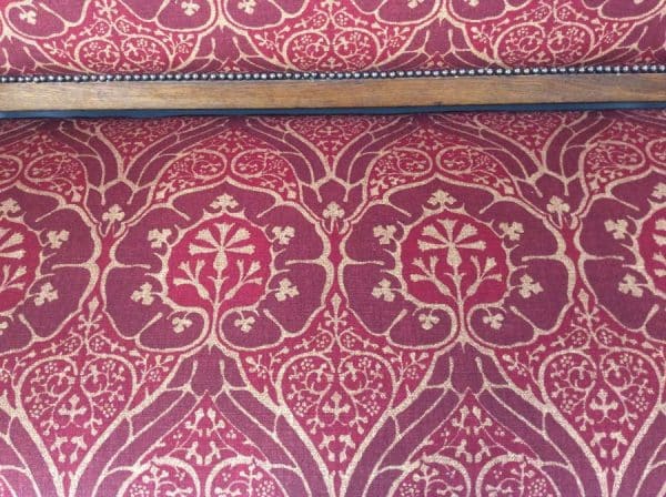 Late 19th Century Gothic Revival Oak Settle c1880 - Image 9