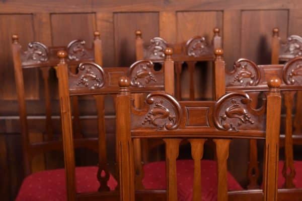 Edwardian Set of 6 High Back Chairs SAI1842 - Image 17