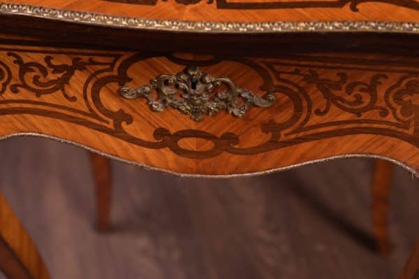 Victorian Satinwood Side Table SAI1868 Antique Furniture 16