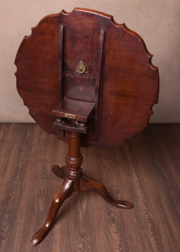Georgian Mahogany Snap Top Supper Table SAI1572 - Image 4