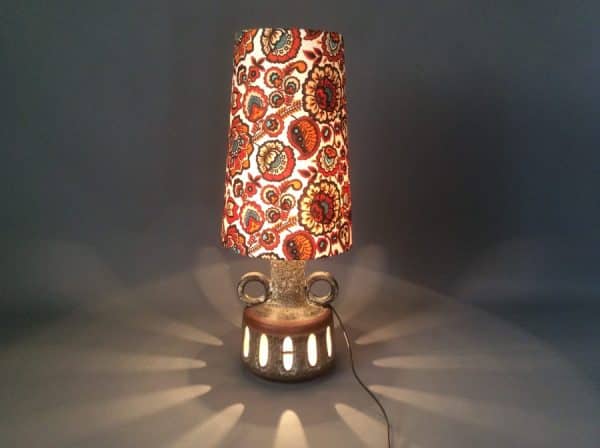 Mid Century West German Lamp 1970’s Lava Lamp Antique Ceramics 3