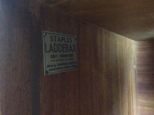 Ladderax 2 Bay Modular Lounge Unit by Staples 1970's - Image 7