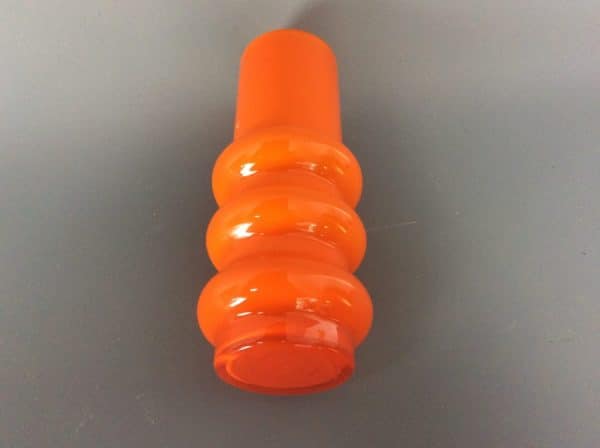 Mid Century Swedish Rhd Glasbruk Glass Hooped Vase c1960's/70's - Image 2
