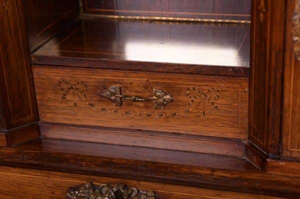Victorian Rosewood Bonheur Du Jour/Writing Desk SAI1724 - Image 21