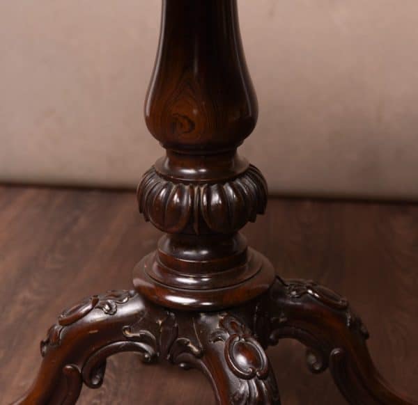 Victorian Rosewood Fold Over Card Table SAI1598 - Image 11