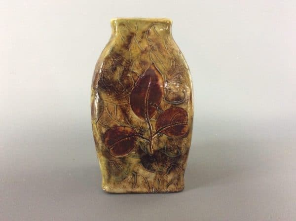 Doulton Natural Foliage Vase by Florrie Jones Doulton Antique Ceramics 7