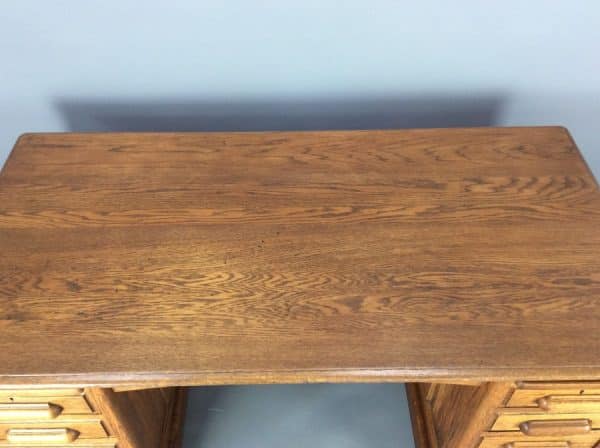 Early 20th Century Oak Writing Desk by H G Webb - Image 4