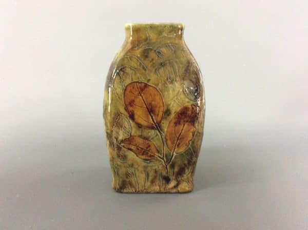Doulton Natural Foliage Vase by Florrie Jones Doulton Antique Ceramics 4