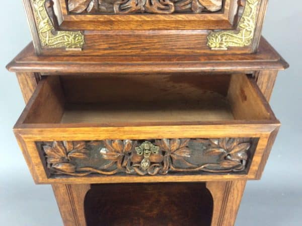 Arts & Crafts Tall Cabinet c1900 cabinet Antique Cabinets 7
