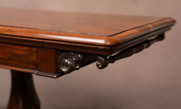 Victorian Rosewood Fold Over Card Table SAI1598 - Image 10