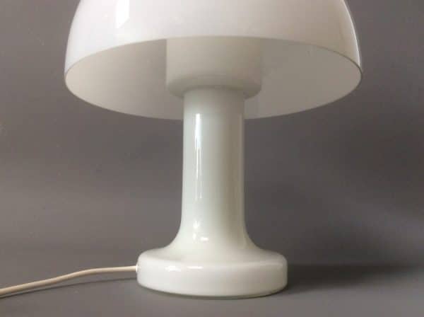 Rare Mid Century Holmegaard Parasol Table Lamp 1970’s Holmegaard Antique Glassware 5
