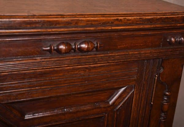 19th Century Oak Court Cabinet SAI1469 - Image 5