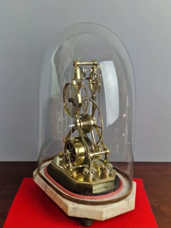 Whitehurst, Derby A Rare Early 19th Century English Skeleton Clock - Image 6