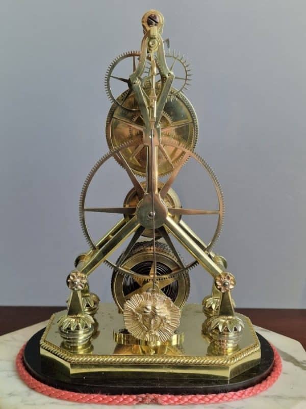 Whitehurst, Derby A Rare Early 19th Century English Skeleton Clock Skeleton clock Antique Clocks 10