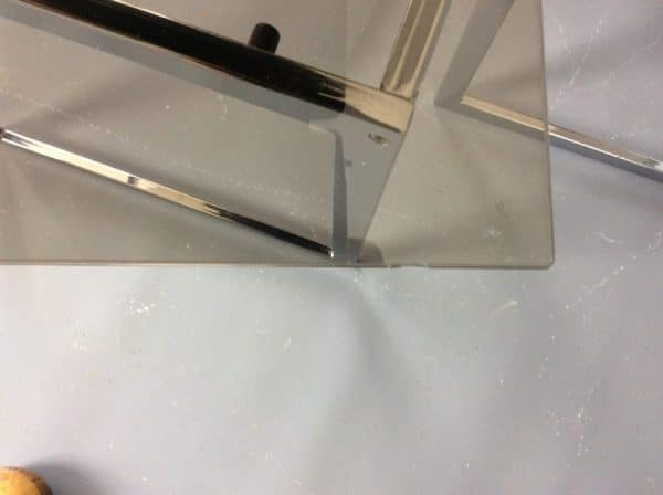 Mid Century Chrome & Glass Nest of Tables by Howard Miller - Image 7