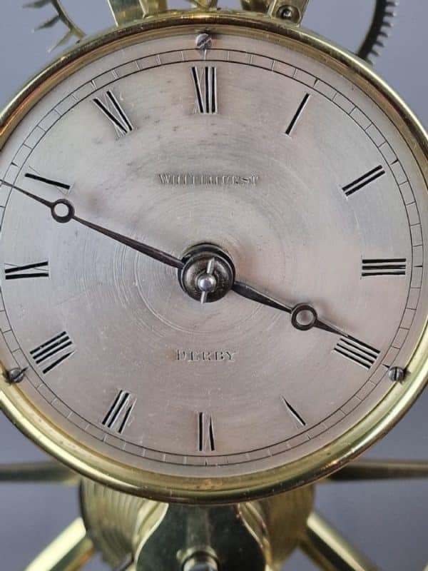 Whitehurst, Derby A Rare Early 19th Century English Skeleton Clock - Image 12