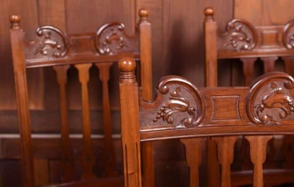 Edwardian Set of 6 High Back Chairs SAI1842 - Image 13