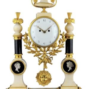 Louis XVI French Fusee Mantle Clock – Fine 18th Century Clock french mantle clock Antique Clocks