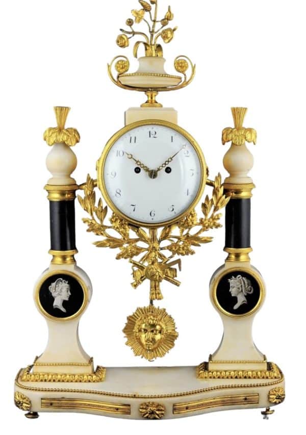 Louis XVI French Fusee Mantle Clock – Fine 18th Century Clock french mantle clock Antique Clocks 3