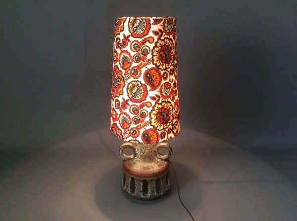 Mid Century West German Lamp 1970’s Lava Lamp Antique Ceramics 4