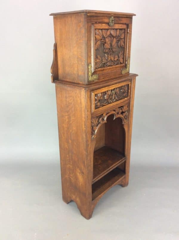 Arts & Crafts Tall Cabinet c1900 - Image 2